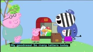 Peppa Pig (Series 2) - Zoe Zebra The Postman's Daughter (with subtitles)