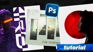 Top 3 New Modern Graphic Design Ideas Tutorial In Photoshop Speed Art