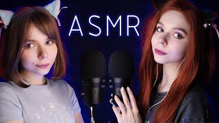  CLOSE ASMR for sleep twin PURRING  ear to ear