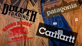 Ultimate Overalls Comparison - Carhartt, Duluth Trading Co, Patagonia, Round House