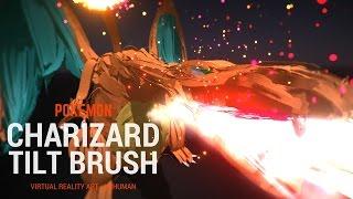 Pokemon Google Tilt Brush Charizard