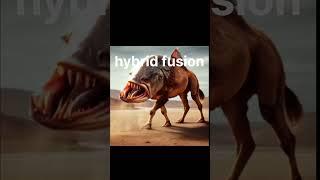 Three most unique and dangerous hybrid fusion #shorts #ai #hybrid #hybridanimals #creative