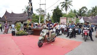 Menteri Parekraf RI SANDIAGA UNO mengunjungi Desa Wisata Perkampungan Adat Sijunjung dalam ADWI 2023