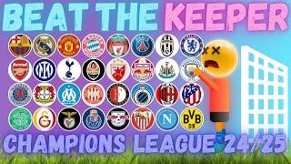 Beat The Keeper - Champions League 2024/25 - Algodoo Marble Race