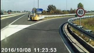 Police escort from A1 barricade "Lučko" to "Rebro" hospital Zagreb- Part 1