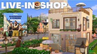 Live-In Café & Apartment Build! | Sims 4 Businesses & Hobbies Expansion Pack