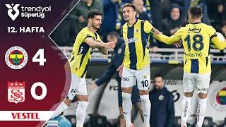 Vestel | Fenerbahçe (4-0) Sivasspor - Highlights/Özet | Trendyol Süper Lig - 2024/25