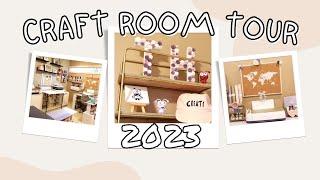 CRAFT ROOM TOUR 2023 - Organization & Storage - Unique Solutions