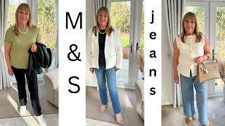 Jeans Try-On Haul: M&S Styles You Need to See! Teddy Blake have up to 35% Discount!