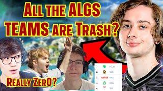 Zer0 STRAIGHT TRASH TALKING OTHER ALGS TEAMS During the ALGS Watch Party | Apex Legends