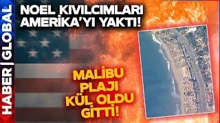 Ünlü Malibu Plajının Son Görüntüleri Hayrete Düşürdü! ABD Cehennemi Yaşıyor!