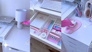 Desk/Office Cleaning & Organizing | TikTok Asmr Compilation