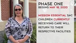 Child & Youth Services - Phase One Re-Opening