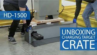 How to Unbox Your OMRON HD-1500 Mobile Robot Charging Target Crate