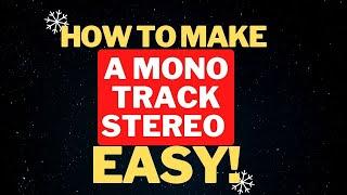 HOW TO MAKE A MONO TRACK STEREO IN DAVINCI RESOLVE 18! TWO WAYS