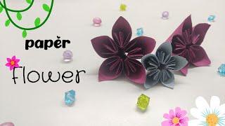 HOW TO MAKE PAPER FLOWER | JAPANESE ORIGAMI KUSDAMA FLOWER • Creative Chris & Rachel