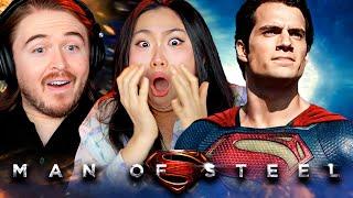**SHE COULDN'T BELIEVE...*** Man of Steel (2013) Reaction: FIRST TIME WATCHING