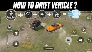 How To Drift Vehicle In BGMI & PUBG | Car Drift Kaise Kare BGMI? | Drift Tips & Tricks!