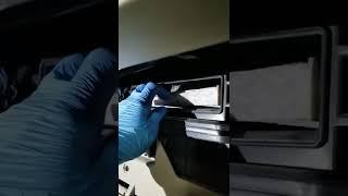 Mouse tried to build his house on Cabin filter .   dirty Cabin filter    실내 공기 항균 필터 에 쥐가 들어 왔나 보네요