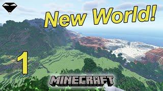 Minecraft Longplay. #1 New world and a quick start! (No Commentary, Shaders)