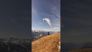 Paragliding start at Monte Padrio