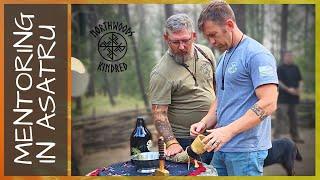 Northwoods Kindred Mentoring a Military Asatru Kindred