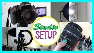 My Lighting, Camera & Studio Setup: How to Create Great Videos!