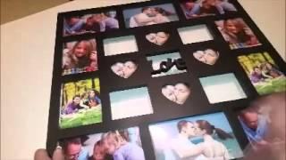 Adeco Decorative Black Wood 'Love' Wall Hanging Collage Picture Photo Frame Review