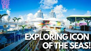 Icon of the Seas Guided Neighborhood Tour: Exploring The Worlds Largest Cruise Ship!