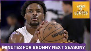 Bronny James Expected to Crack Lakers Rotation? Plus, Could LeBron Fix Playoff Officiating?