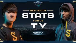 TY vs Stats TvP - Group A Decider - WCS Global Finals 2017 - StarCraft II