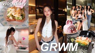 [SUB] Vlog Diary️| Cooking Brunch,home work out‍️, grwm,dinner วันเกิดเพื่อน|Beamsareeda