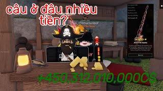 Câu ở đầu nhiều tiền nhất trong fisch? - Roblox