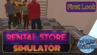 First Look Rental Store Simulator