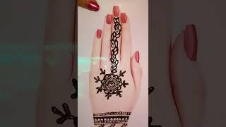 New back hand mehandi design #Mehandi tutorial. Soumya 's Mehandi