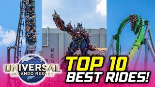 Top 10 BEST Rides at Universal Orlando - 2024!