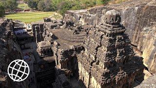 Ellora Caves, Maharashtra, India  [Amazing Places 4K]