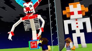 BATALHA DE CONSTRUÇÃO DE TERROR do MINECRAFT (medo)