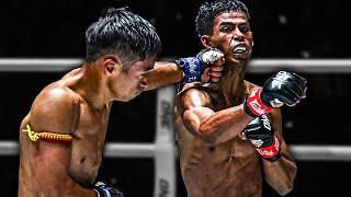 Three Knockdowns In ONE Round!  Khunpon vs. Petchayut