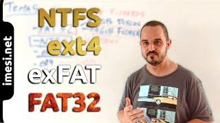 NTFS, ext4, exFAT y FAT32 (ISO - 5.2)
