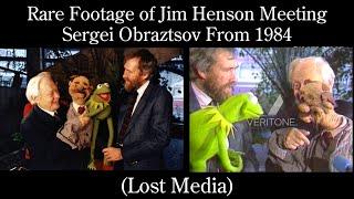 Rare Footage of Jim Henson Meeting Sergei Obraztsov From 1984 (Lost Media)