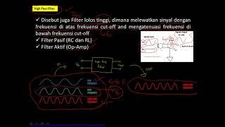 Kelas Pengkondisi Sinyal - High Pass Filter (Part 1)