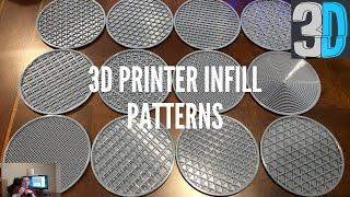 3D Printer Infill Patterns - The Basics