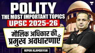 Mastering Key Concepts of Fundamental Rights for UPSC Prelims 2025 | Indian Polity | Nipun Alambayan