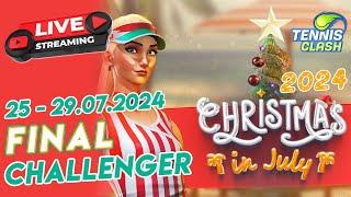 Tennis Clash 2024 Christmas in July Tournament Challenger Final Round [July 2024]