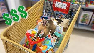 BUYING WHATEVER MY BABY MONKEY TOUCHES!