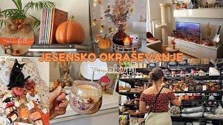 JESENSKO NAKUPOVANJE IN OKRAŠEVANJE IT'S FALL Y'ALL | FINA JASMINA VLOG | FINA JASMINA VLOG