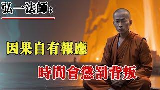 弘一法師：因果自有報應，時間會懲罰背叛，善良無需動搖！