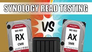 WD Red CMR vs SMR -  Synology NAS Read Performance Test