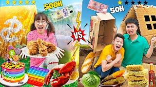 Hà Sam Thử Thách Cắm Trại 500K Với Cắm Trại 50K - Cắm Trại Nhiều Tiền Và Ít Tiền